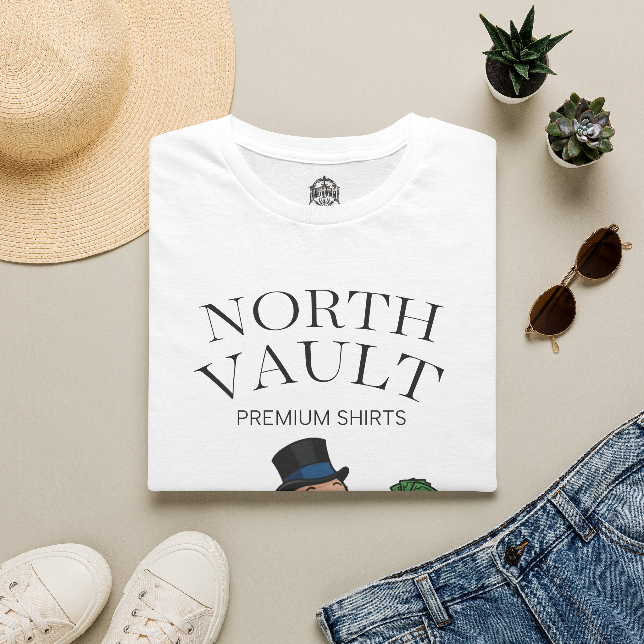 North vault tee 002