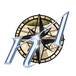North Vault chrome NV compass logo
